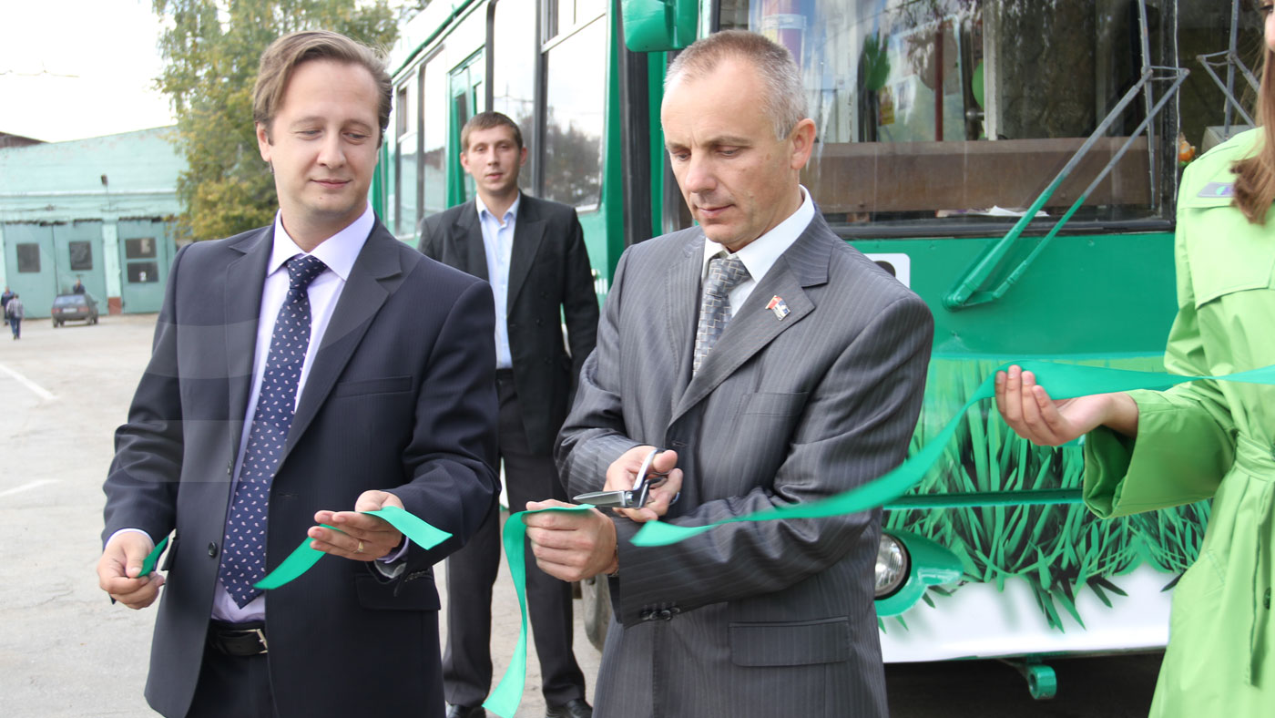 Запуск троллейбуса с Wi-Fi от компании «Мегафон»